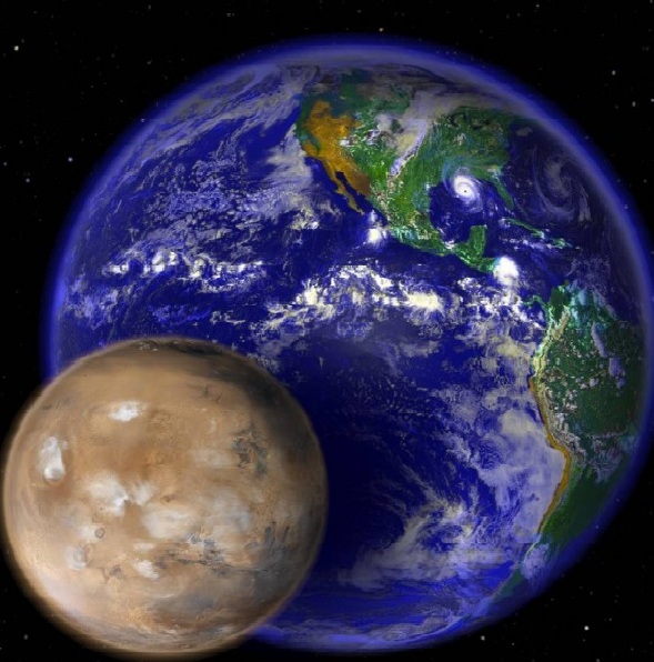 Mars Earth NASA